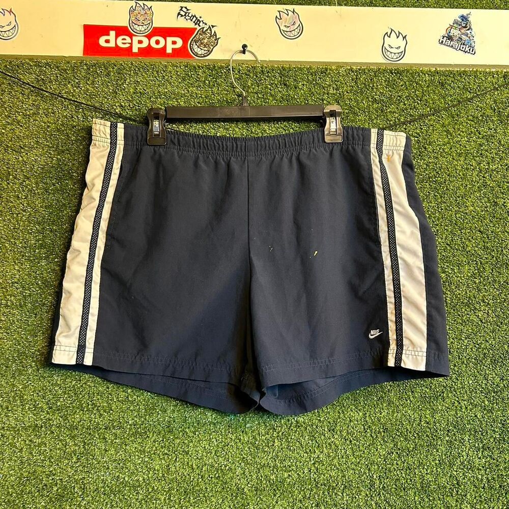 Nike Men's Navy and Blue Shorts